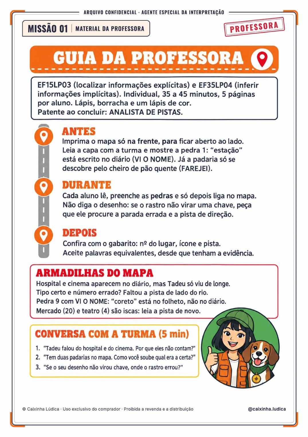 Guia da Professora do caso Rastro no Mapa